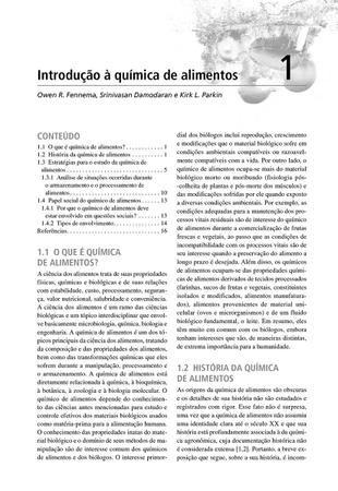 Imagem de Livro - Química de Alimentos de Fennema