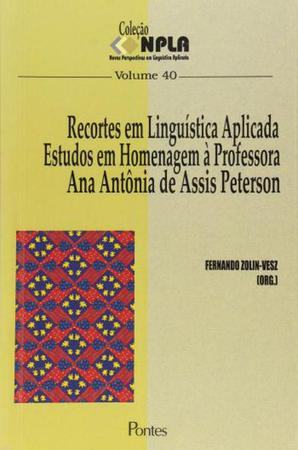 Imagem de Livro Recortes Em Linguistica Aplicada - PONTES -
