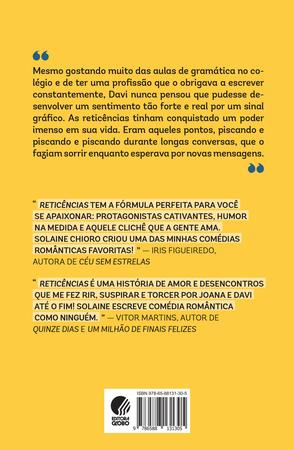 Livro - Reticências + Brinde (Fita salva celular) - Livros de Literatura  Juvenil - Magazine Luiza