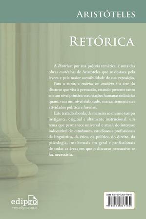 Imagem de Livro - Retórica