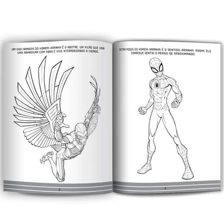 Revista para Colorir - Homem Aranha