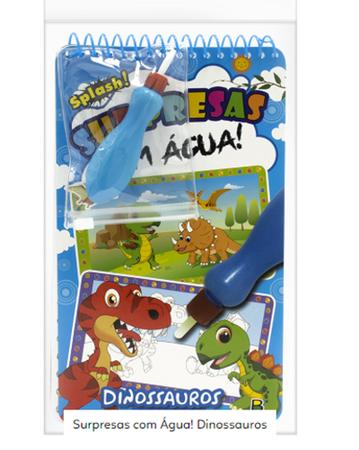 Livro de Pintura com Água: Mundo dos Dinossauros - mierEdu