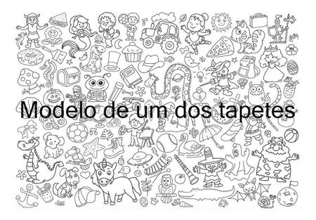 Livro-Tapete para Colorir: Mais de 100 Desenhos incríveis: Todolivro:  9788537644287: : Books