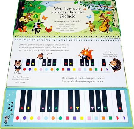 TECLADO: MEU LIVRAO DE MUSICAS CLASSICAS - 1ªED.(2020) - Usborne