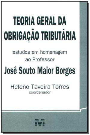 Imagem de Livro - Teoria geral da obrigação tributária - 1 ed./2005