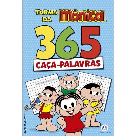 Livro Turma da Mônica - 365 Caça-palavras Crianças Filhos Infantil