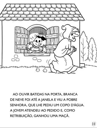 Livro - Turma da Mônica Clássicos Ilustrados para Colorir Branca de Neve -  Livros de Entretenimento - Magazine Luiza