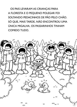 TM - O Pequeno Polegar - Clássicos Ilustrados Para Colorir