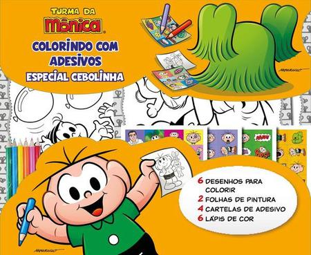 Turma da Mônica Livro para Pintar - Cebolinha