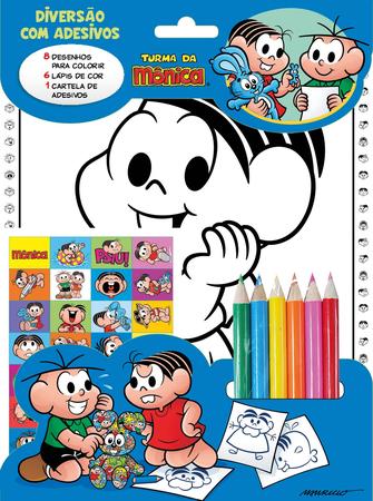 Turma Da Mônica - Colorindo com adesivos - Especial - Mônica : On Line  Editora: : Livros