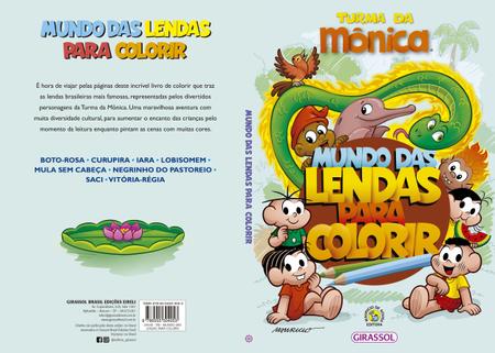 Turma da Mônica - Lendas Brasileiras para Colorir - Iara - Livraria da Vila