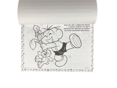 Livro - Turma Da Mônica - Prancheta para colorir com adesivos - Cascão no  Shoptime