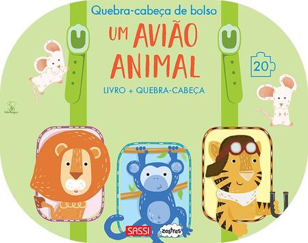 Imagem de Livro - Um Avião animal: quebra-cabeça de bolso