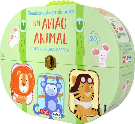 Imagem de Livro - Um Avião animal: quebra-cabeça de bolso