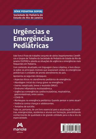 Imagem de Livro - Urgências e Emergências Pediátricas