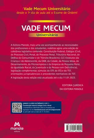 Imagem de Livro - Vade mecum universitário