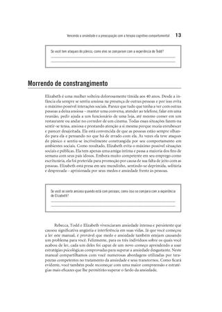 Imagem de Livro - Vencendo a Ansiedade e a Preocupação com a Terapia Cognitivo-Comportamental