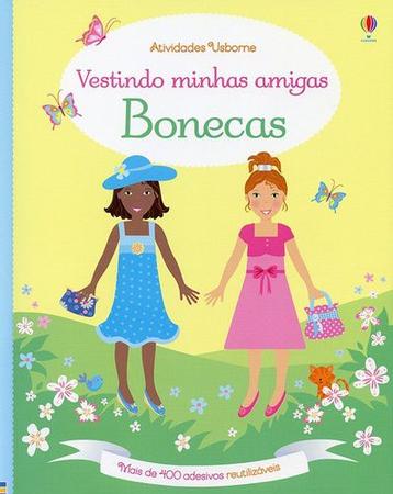Adesivos Para Bonecas De Vestir, Conjunto De Livros De