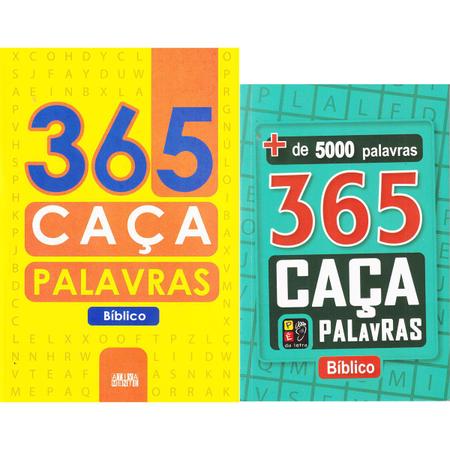 Livro 365 Caça Palavras C/ Historias Bíblicas - - Livros de Caça-palavras -  Magazine Luiza