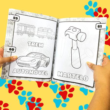 Livro 101 Primeiros Desenhos Patrulha Canina Paw Infantil - livro desenho  pintura desenhos full colorir - Livros de Desenho - Magazine Luiza