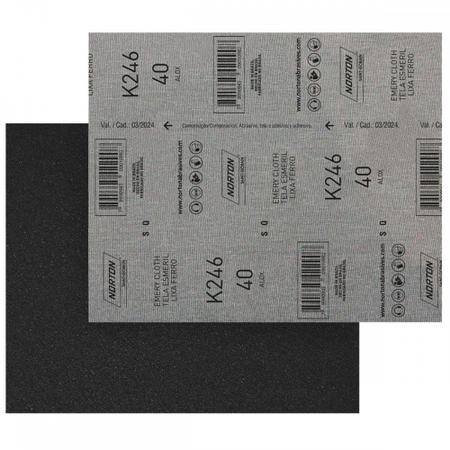 Lixa Ferro Norton 40 ./ Kit Com 25 Folhas Imagem de Lixa Ferro Norton 40 ./ Kit Com 25 Folhas