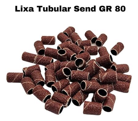 Imagem de Lixa Tubular Para Lixadeira De Unhas Modelo Send Gr 80