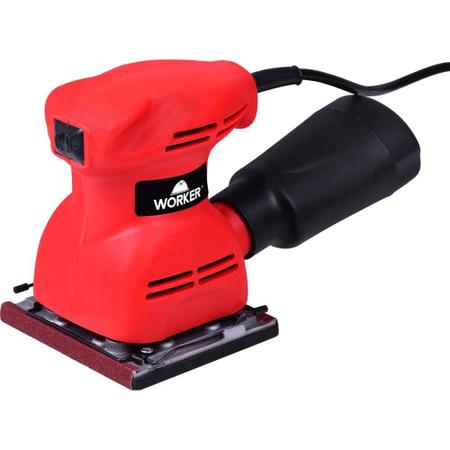 Lixadeira Orbital 200W 220V 115x105mm Worker Imagem de Lixadeira Orbital 200W 220V 115x105mm Worker