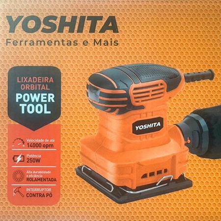 Imagem de Lixadeira Orbital Profissional 1/4 de Lixa 250W - Yoshita - 110V