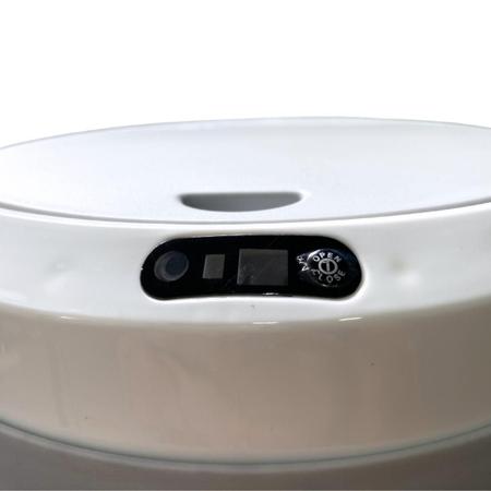 Imagem de Lixeira Automática Com Sensor Inteligente De Proximidade Cinza 12 Litros Cozinha Banheiro