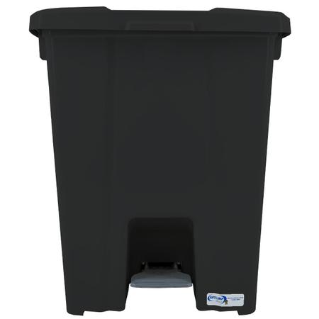 Imagem de Lixeira com Pedal 30 L Preta + Saco de Lixo 40 L 100 Unid
