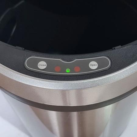 Imagem de Lixeira Inox Automática 12 Litros Sensor de Presença Luxo