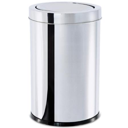 Imagem de Lixeira Inox com Tampa Basculante 21,2 Litros - 3032/203 - BRINOX