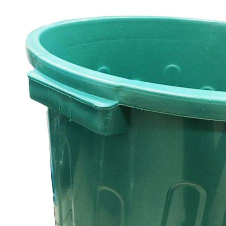 Imagem de Lixeira Lixo Redondo em Plástico c/ Tampa 30 Litros Verde