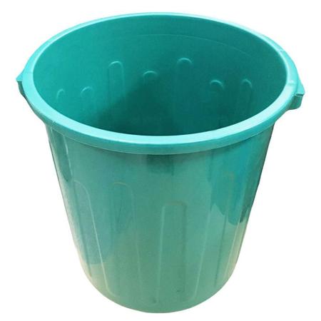 Imagem de Lixeira Lixo Redondo em Plástico c/ Tampa 30 Litros Verde