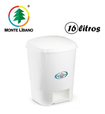 Imagem de Lixeira Média Com Pedal 16 Litros - Monte Libano