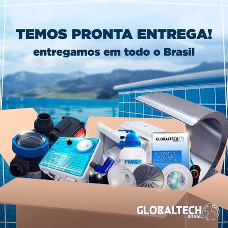 Imagem de Lixeira Plástica 50L com Pedal Branco - Globaltech