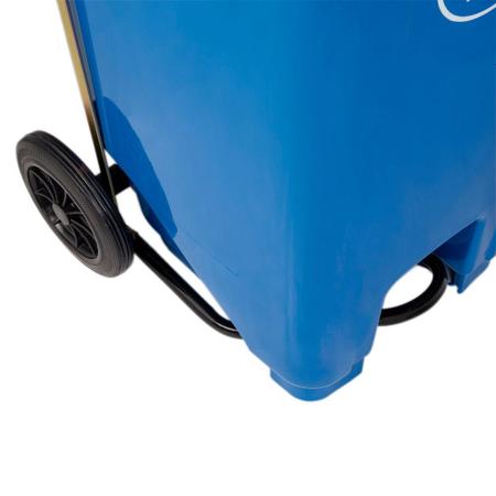 Imagem de Lixeira Seletiva 240l Azul com Pedal Casa&ideia