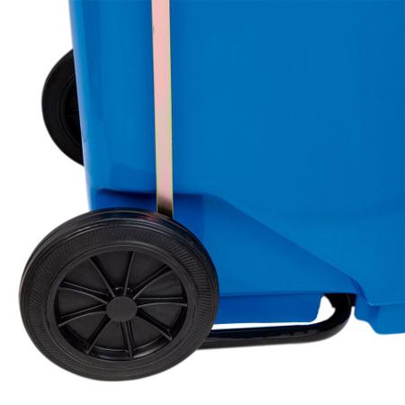 Imagem de Lixeira Seletiva 240l Azul com Pedal Casa&ideia