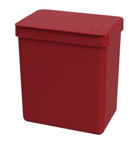 Imagem de Lixeira Single 2,5 Litros Vermelha - Coza