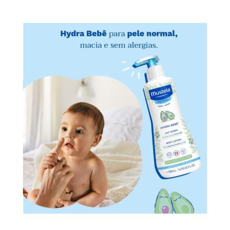 Imagem de Loção Creme Hidratante Infantil Bebê 500ml  Mustela