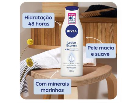 Imagem de Loção Deo-Hidratante Nivea Lotion Express 48h - Hidratação Profunda 200ml