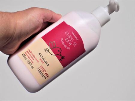 Loção Desodorante Hidratante Corporal Cuide-Se Bem Beijinho, 400 ml Imagem de Loção Desodorante Hidratante Corporal Cuide-Se Bem Beijinho, 400 ml