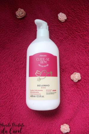 Loção Desodorante Hidratante Corporal Cuide-Se Bem Beijinho, 400 ml Imagem de Loção Desodorante Hidratante Corporal Cuide-Se Bem Beijinho, 400 ml