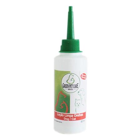 Imagem de Loção Limpa Orelhas Green Pet Care para Cães e Gatos - 80 mL