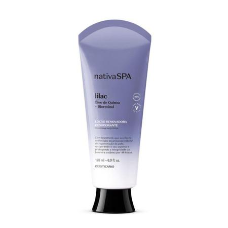 Imagem de Loção Renovadora Desodorante Hidratante Corporal Nativa Spa Lilac 180ml - Oboticario