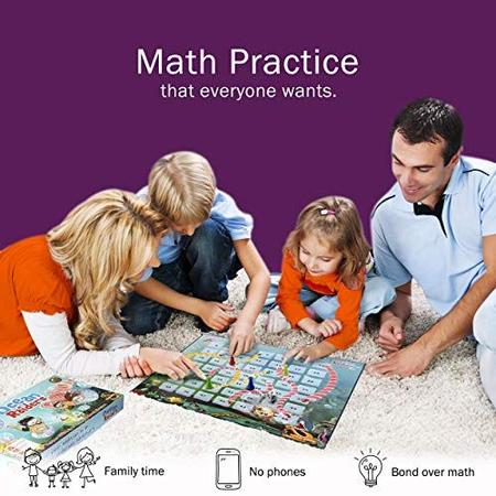 Imagem de Logic Roots Ocean Raiders Number Sequencing & Addition Game - Jogo de tabuleiro de matemática divertido e brinquedo STEM para crianças de 5 a 7 anos, presente educacional perfeito para crianças (meninos e meninas), homeschoolers, jardim de infância e 