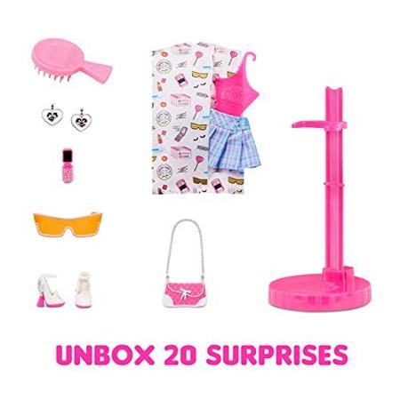 Imagem de LOL Surpresa OMG Trendsetter Fashion Doll com 20 surpresas  Grande presente para crianças de 4 anos
