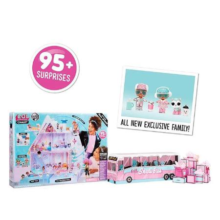 LOL Surprise Chalet Winter Disco 95 Surpresas Candide Playsets