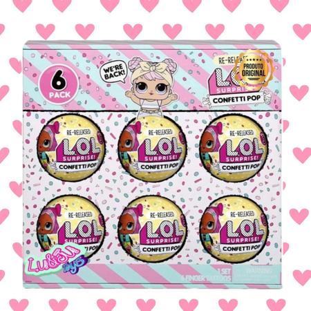 LOL Surprise Confetti Pop Re Released 6 Bolas MGA