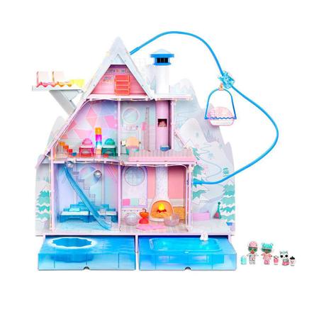 LOL Surprise Winter Disco Chalet Candide Playsets Magazine Luiza